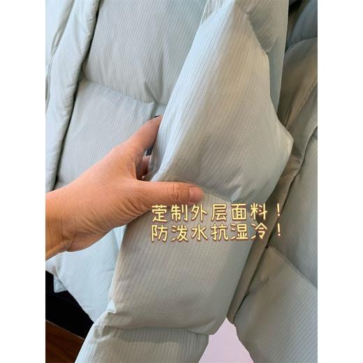 清爽薄荷绿！2026新款600蓬连帽面包羽绒服90白鸭绒保暖显瘦羽绒服！ 商品图2