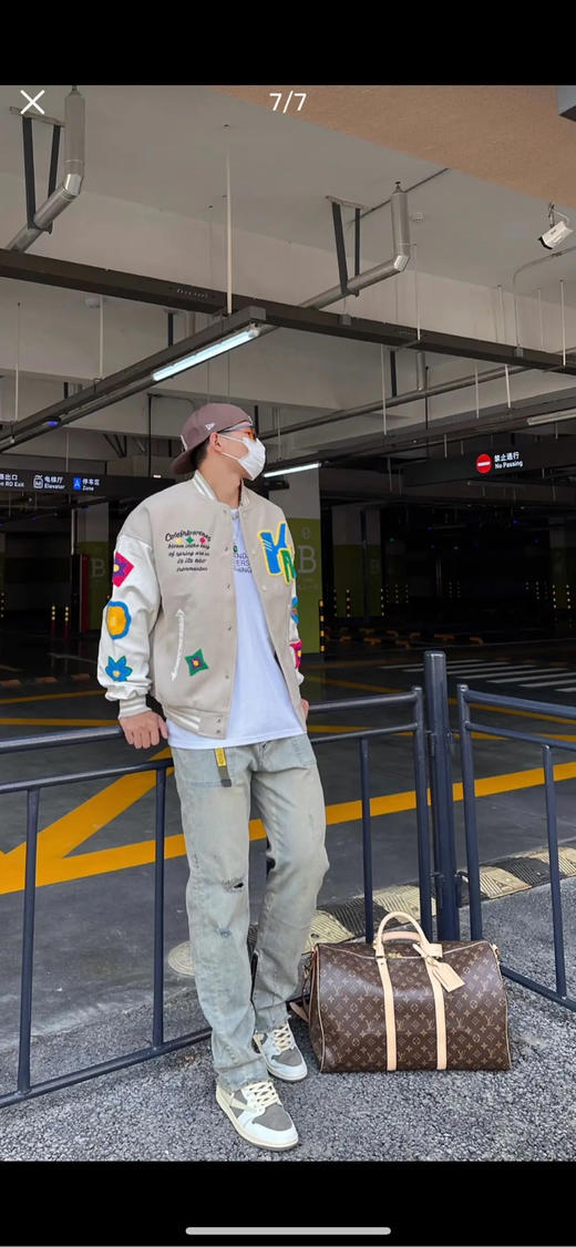 Lv keepall 50 老花 手提 旅行包 商品图3