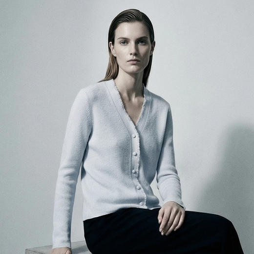 KINGDEER/KD秋冬新款女式v领慵懒休闲羊绒衫L805567经典基本款/气质款鹿王 红色 商品图7