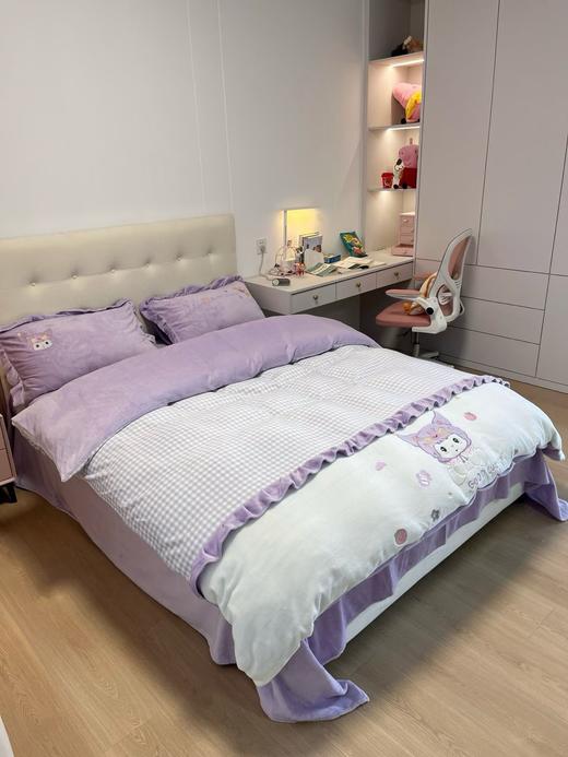 【清仓149元/套】【一套约7~8斤重】220g刺绣牛奶绒四件套  【不支持退换】 商品图2