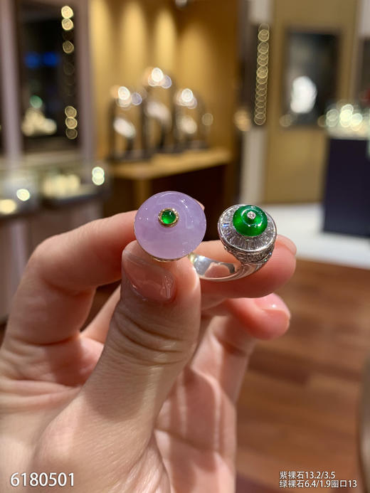 6180501，平安扣戒指。具体价格微信咨询 商品图1