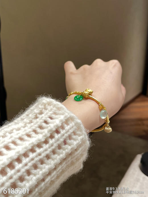 6185201，平安扣手链。具体价格微信咨询 商品图3