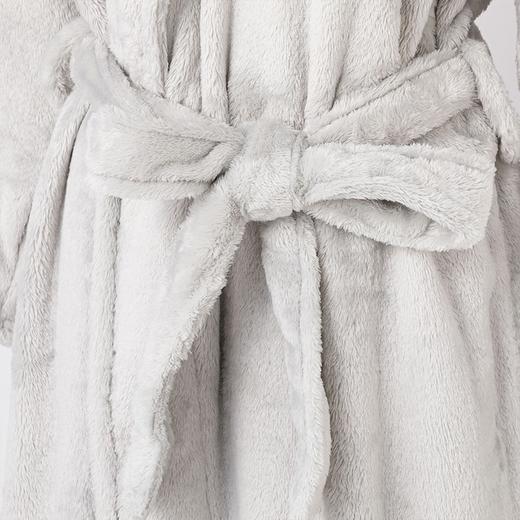 NITORI宜得利家居 家用浴室洗澡吸水法兰绒浴袍LGY QE05 商品图4