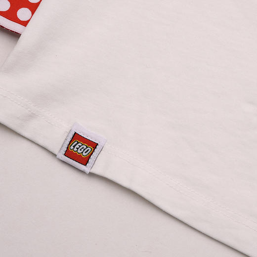 棉果果× LEGO男童夏季凉感白色背心氨棉汗布纯棉背心L212170226396 商品图4