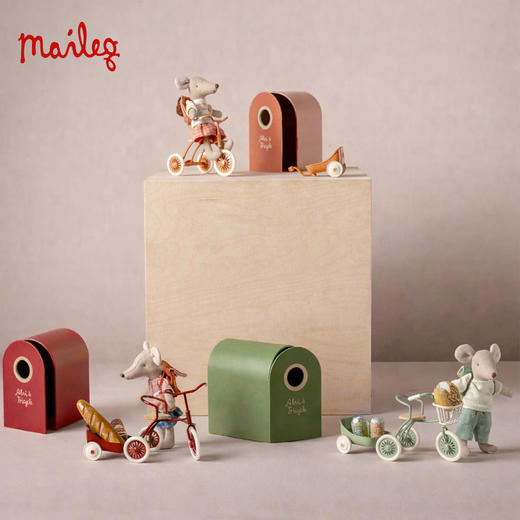 Maileg 鼠姐姐-红色 迷你场景系列 过家家玩具 迷你精致 北欧风创意设计 适合3岁以上 丹麦国宝级玩具品牌 17-4205-00 商品图2