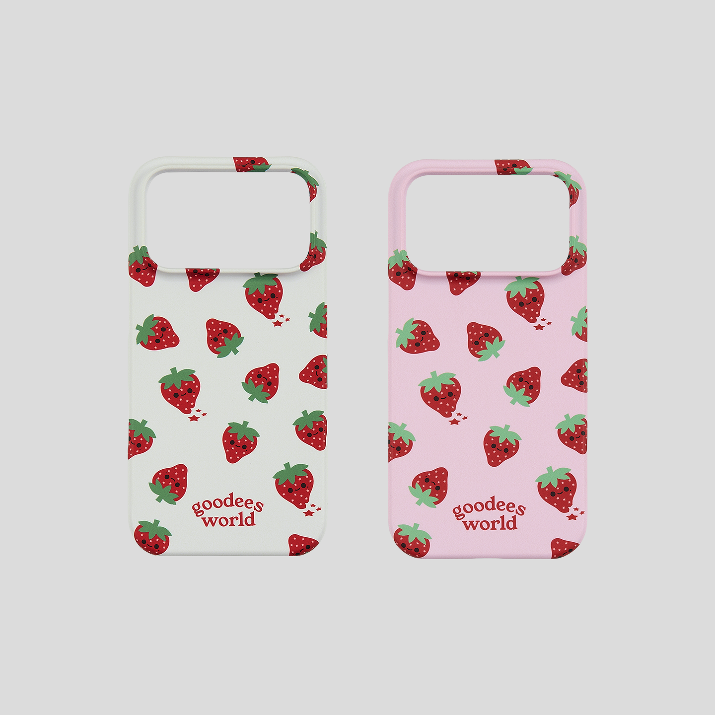GOODBAI GOODEES 新款个性甜趣草莓满印手机壳