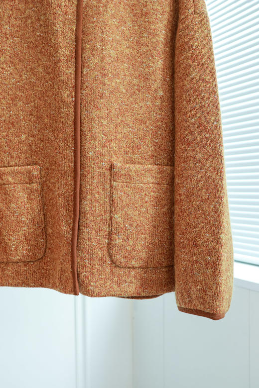 日落街头|细闪银丝花纱羊毛外套 商品图2