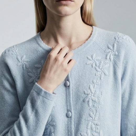 【咕咕同款】KINGDEER/KD秋冬新款女式长袖羊绒衫L805650经典基本款/气质款鹿王 红色 商品图9