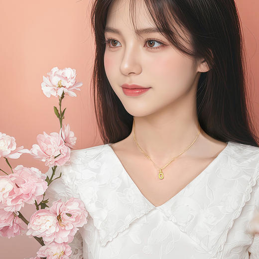 【新品首发】足金马蹄扣3D转运珠 足金吊坠马蹄造型MEMORA诗普琳HP929701 商品图1