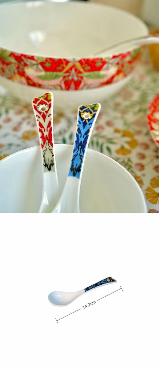 孤品捡漏专属链接||英国Morris草莓小偷骨瓷系列 杯体薄而通透 高级感拉满 商品图11