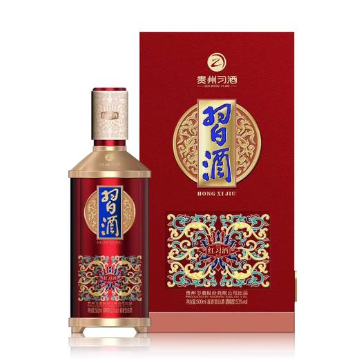【直播热销】习酒 红习酒 酱香型白酒 53度 500ml单瓶 500ml*6瓶 贵州习酒 商品图1