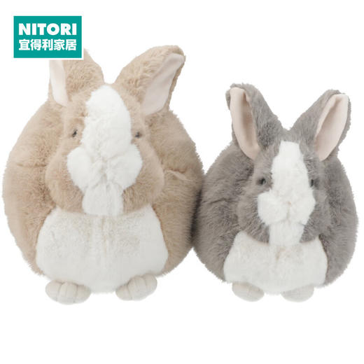 NITORI宜得利家居 可爱毛绒玩偶抱枕暖手抱枕 兔子球小肥啾绵羊 商品图0