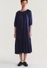 Casey Casey 26SS 宝石蓝真丝缎hiruni垂褶连衣裙 商品缩略图0