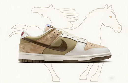 Nike限定敬颂DUNK马年CNY踏云空军一号系列 商品图3