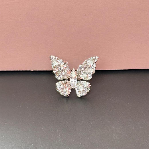 甜美精致满钻蝴蝶结银针耳环-纪念日百货门店同款168644141 商品图0