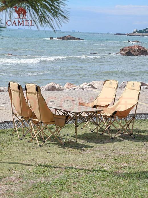 【金皇会员299金币专享】骆驼（CAMEL）【京东专供】户外折叠桌折叠椅露营野餐野营桌椅 1桌4椅套装 商品图6