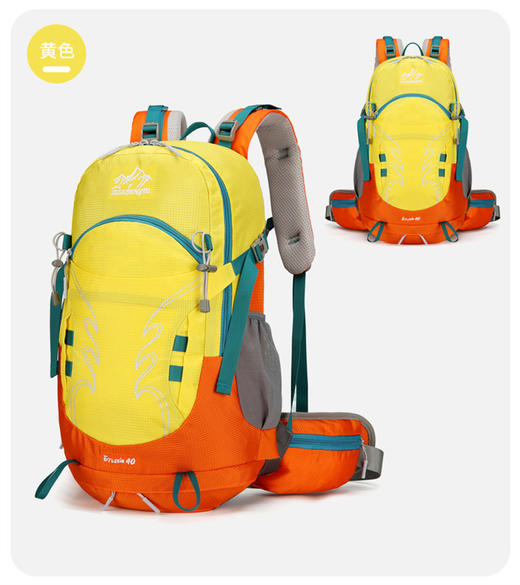 【下单送防雨罩】35L男女户外徒步登山背囊悬浮背可拆卸板防泼水女运动双肩背包 独立鞋仓设计 商品图6