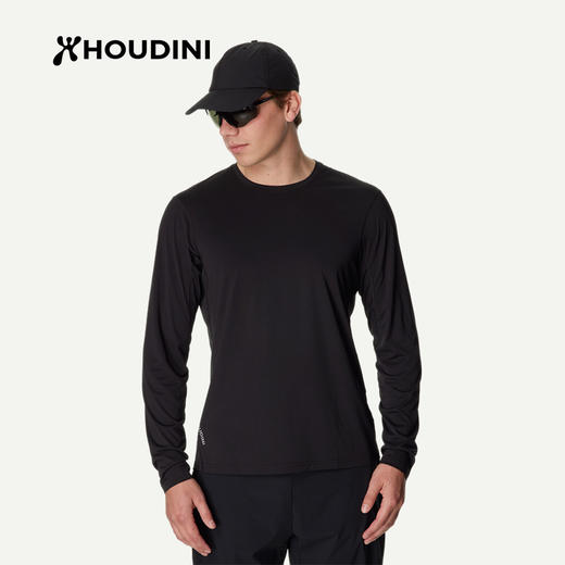 HOUDINI胡丁尼Pace Air LS空速男户外26春夏新跑步徒步长袖T恤 840063 商品图5