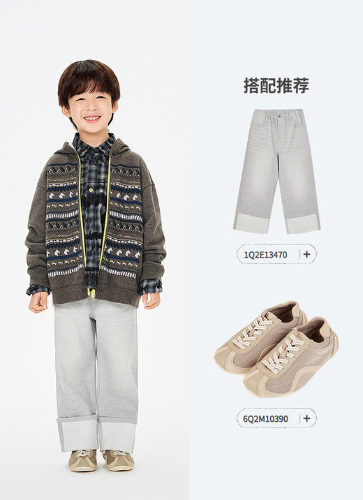 jnby  26年春款  连帽开襟卫衣  1Q1412580 商品图5