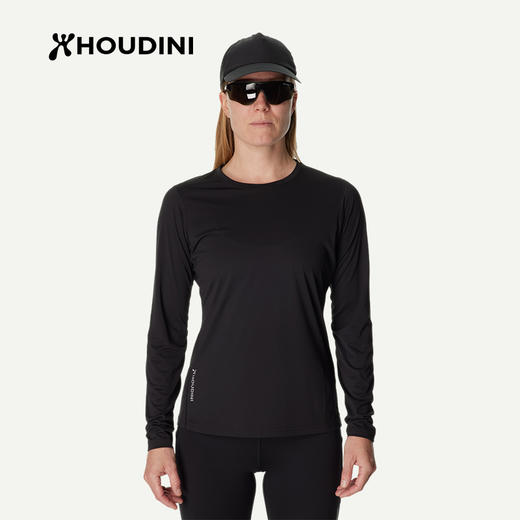 HOUDINI胡丁尼Pace Air LS空速女户外26春夏新跑步徒步长袖T恤 840064 商品图3