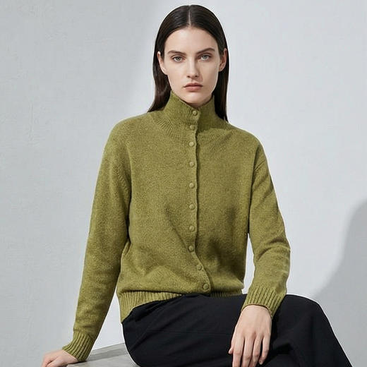 KINGDEER/KD新款女式时尚休闲羊绒衫L805907经典基本款/气质款鹿王 红色 商品图6