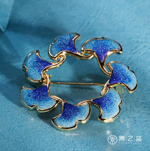 【彼达思】杏园春·青胸针 商品图0