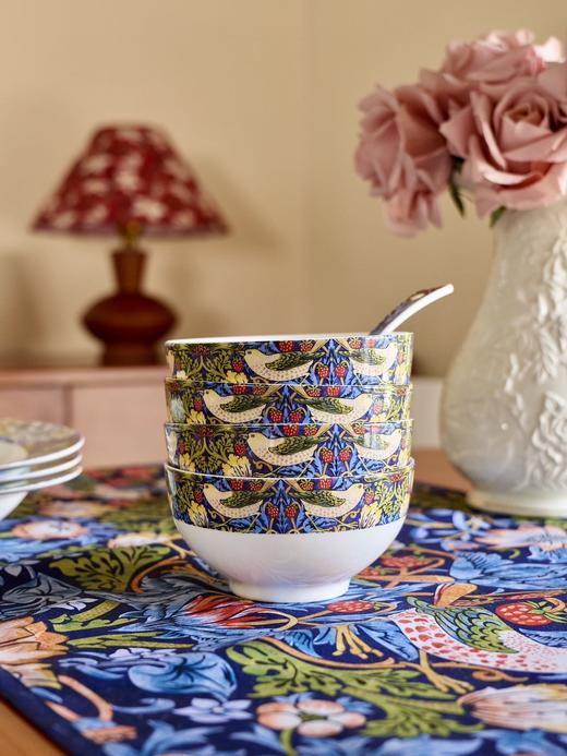 补货返团 新增饭碗、汤勺等‼️英国Morris草莓小偷骨瓷马克杯/汤碗/餐盘 商品图3