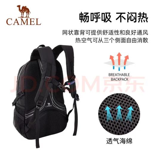 【金皇会员145金币专享】骆驼（CAMEL）户外双肩包男女轻便徒步旅行运动登山背包 商品图6