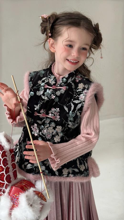 墨花套装（马甲+半裙） 商品图3