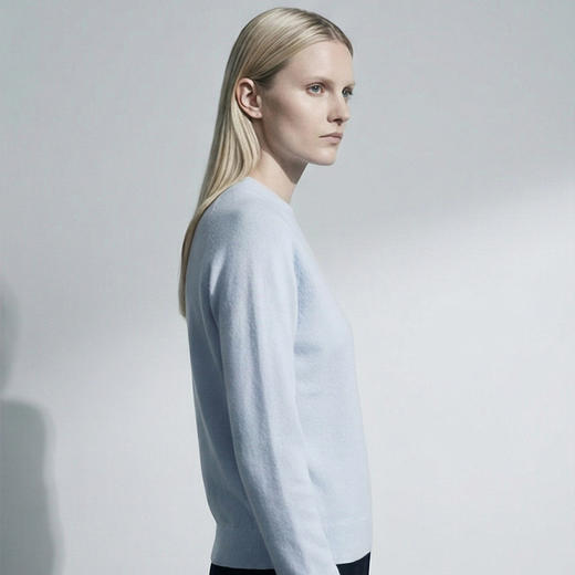 KINGDEER/KD秋冬新款女式长袖羊绒衫L805673经典基本款/气质款鹿王 红色 商品图8