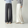 【严选】【遛弯裤】诗凡黎垂感直筒阔腿裤2026春新款显瘦双面针织休闲裤女7H2250181 商品缩略图0