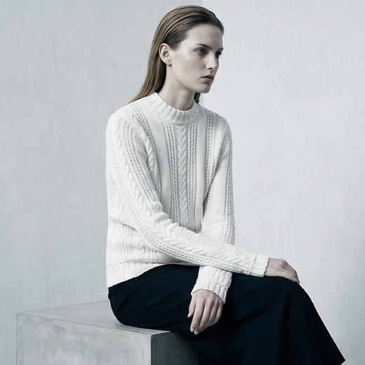 KINGDEER/KD秋冬新款时尚百搭女式羊绒衫L805955经典基本款/气质款鹿王 商品图6