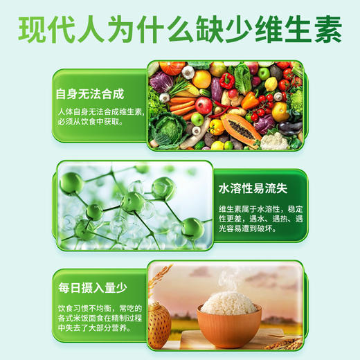 【一价到底】【康渡多维素片】15种维生素矿物质，协力补充关键营养，浓缩一小粒，守护身体健康。 商品图3