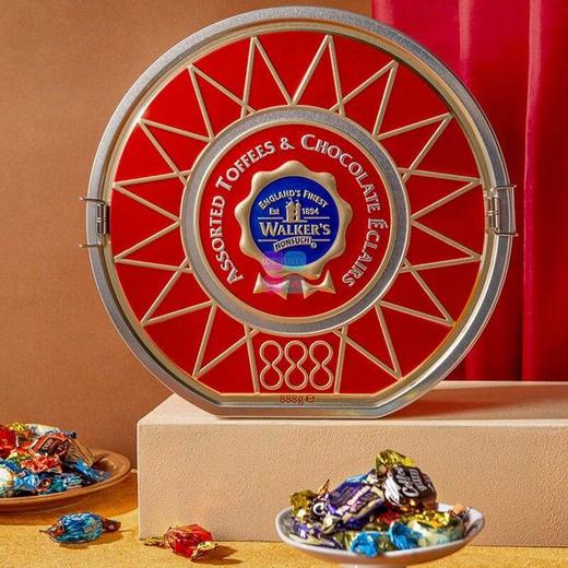 沃尔克斯什锦太妃糖礼罐装888g 商品图0