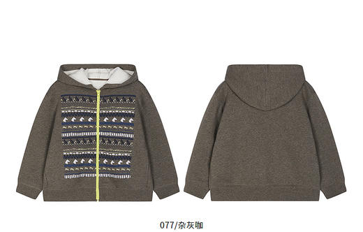 jnby  26年春款  连帽开襟卫衣  1Q1412580 商品图11