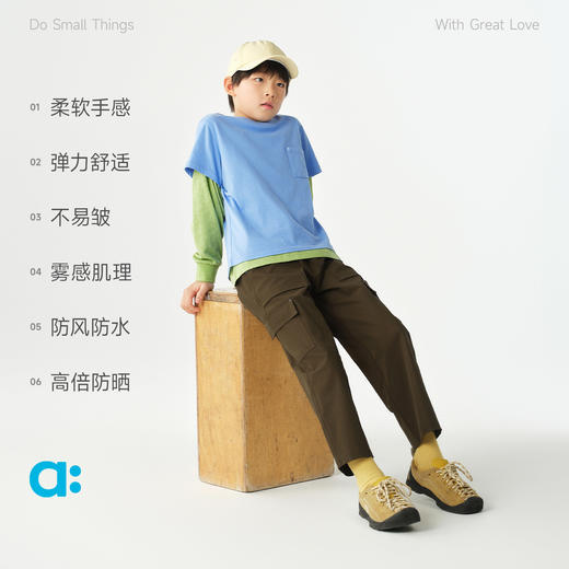 【春Vol.2】allblu幼岚【甲板裤】儿童工装裤男童女童26春季新款A类童装长裤ZY 商品图2