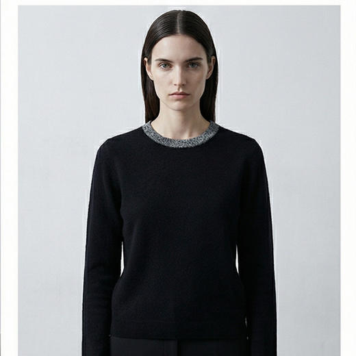 KINGDEER/KD秋冬新款女式长袖羊绒衫 约222g L805870经典基本款/气质款/100%山羊绒鹿王 商品图8