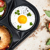 Vizzart韩国进口三孔鸡蛋汉堡煎锅 24cmx H2.1cm 商品缩略图3