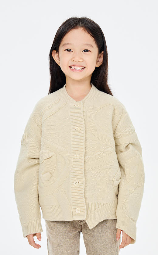 jnby   26年春款   短款开襟毛衫 1Q1313300 商品图9