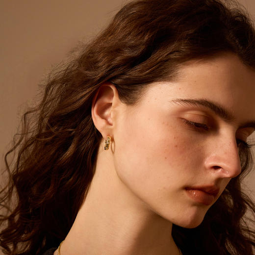 ARSIS｜自由搭配系列 蛇骨小耳扣（中号） 商品图5