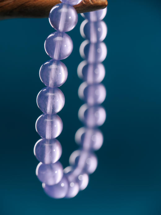 迷罗元和堂 紫萤石熏衣草紫单圈手串珠径0.9-1.0【器悟雅玩】 商品图1