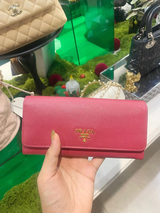 正品二手 Prada Saffiano 长款 钱包 商品图3