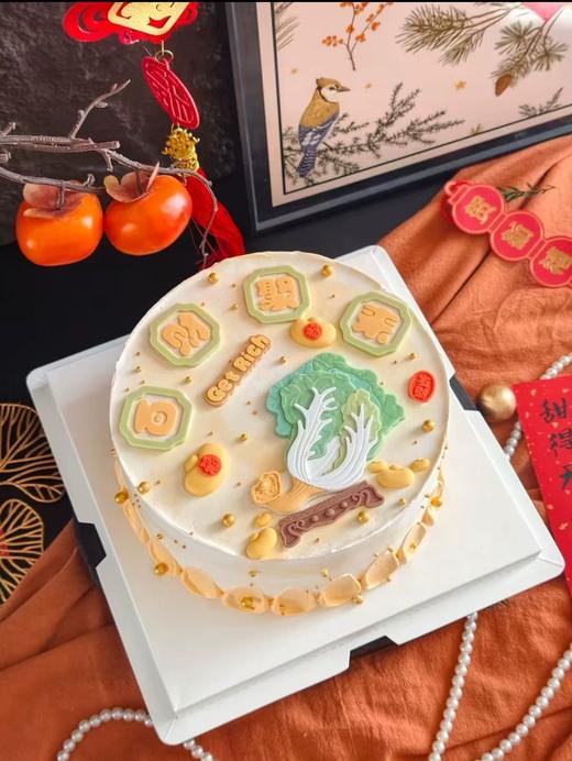 百财来聚新年春节主题蛋糕 商品图0