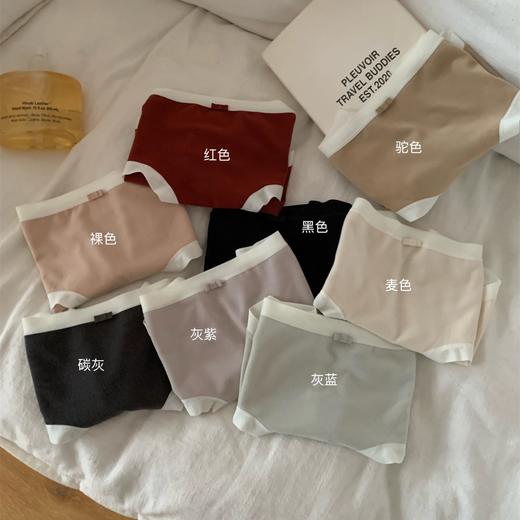 贴身小暖炉～秋冬糯叽叽羊绒感磨毛女内裤纯棉底档蕾丝边保暖大码 商品图1