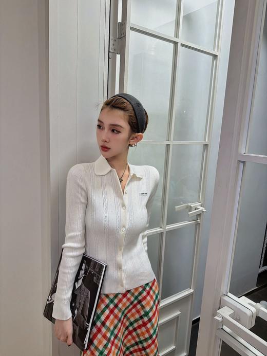 【非质量问题不退】PP12-缪缪 拼色格纹侧拉链铅笔休闲短裙(CC*PP) 商品图5