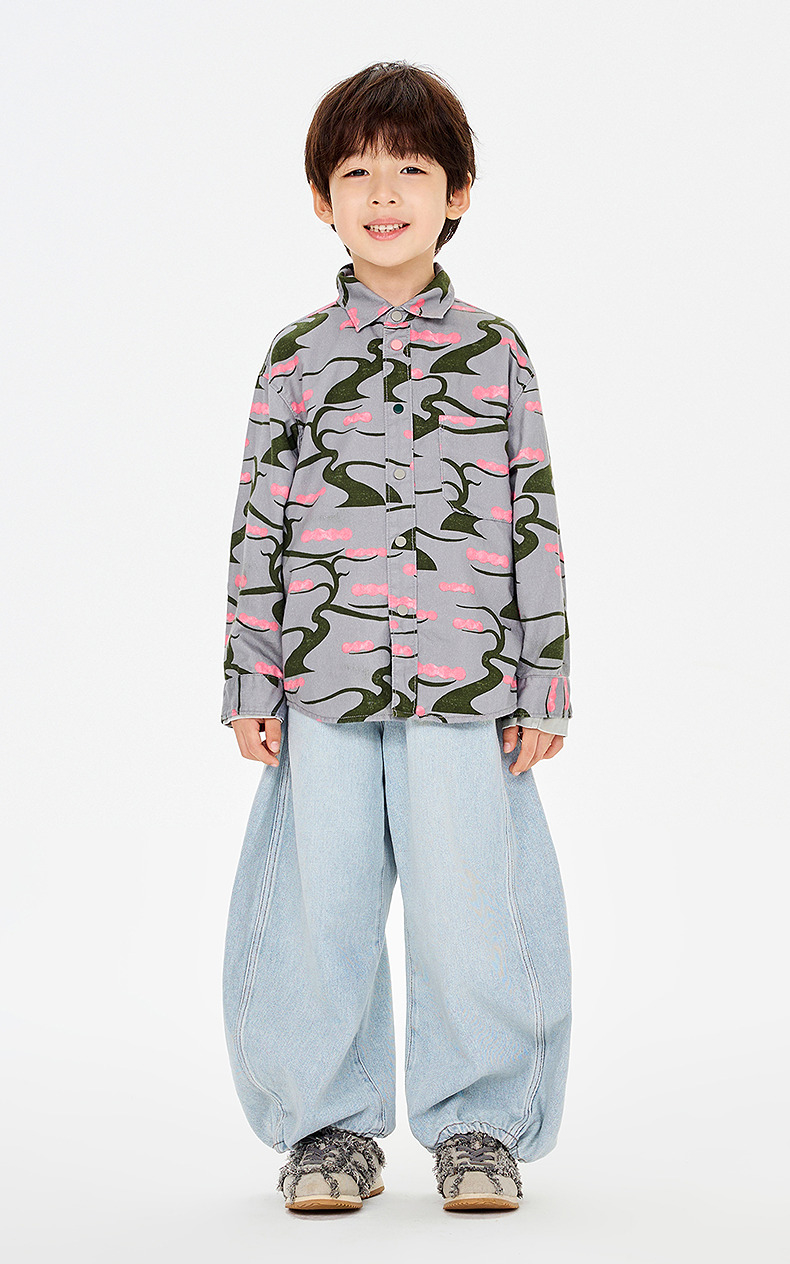 jnby   26年春款  牛仔长裤  1Q1E12560