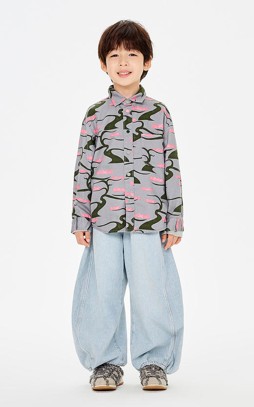 jnby   26年春款  牛仔长裤  1Q1E12560 商品图0