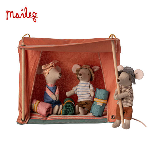 Maileg 鼠姐姐-红色 迷你场景系列 过家家玩具 迷你精致 北欧风创意设计 适合3岁以上 丹麦国宝级玩具品牌 17-4205-00 商品图1
