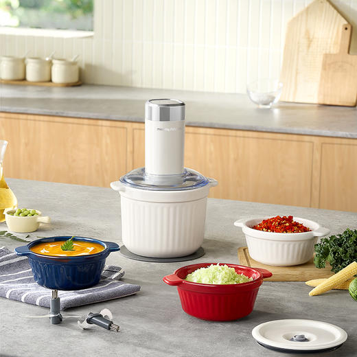 摩飞食物处理器 （多功能佐料机）MR9409白色 商品图0