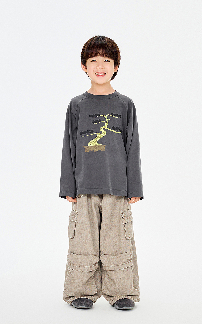 jnby  26年春款  长袖T恤  1Q1112030